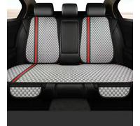 Housses De Sièges De Voiture,Couverture De Volant De Qualité Supérieure,Fournitures De Ceinture De Sécurité À La Mode,Oreiller De Cou 2024,Pièces Intérieures - Type 1set Gray Rear Seat