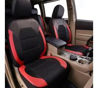 Housses de SièGes Et D'Appuie-TêTe pour Audi A4/S4/RS4 B7 Sedan 2004 2005 2006 2007 2008, en Similicuir Respirant, Compatibles avec Les Airbags Et Lavables,Red