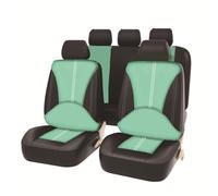 Housses de SièGes Et D'Appuie-TêTe pour Volvo V40 / V50 / V60 / V70 / V90 / XC40 / XC60/ XC70/ XC90, en Similicuir Respirant, Compatibles avec Les Airbags Et Lavables,Green
