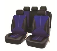 Housses de SièGes Et D'Appuie-TêTe pour VW CC/Golf/ID.CROZZ/ID.3 / ID.4 / ID.5 / ID.7 / ID.Buzz, en Similicuir Respirant, Compatibles avec Les Airbags Et Lavables,Blue
