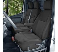 Housses de sièges sur mesure parfaitement adaptées pour Mercedes Sprinter 907 à partir de 2018 (3 places) Housses de sièges en tissu Nouveauté