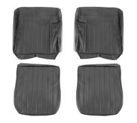 Housses de sièges TMI en vinyle gaufré Noir pour Volkswagen Coccinelle Berline 68 ->72 Europe