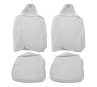 Housses de sièges TMI en vinyle lisse pour Volkswagen Coccinelle Berline 70 ->72 (USA) - Blanc