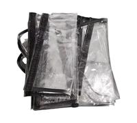 Housses de table de massage - Feuille de protection imperméable en EVA 58,4 x 180,3 cm, design pliable antidérapant, fournitures professionnelles de salon de spa, doublure transparente pour table de