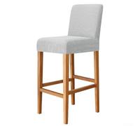 Housses de tabouret de bar en flanelle très élastique - Lavables et douces | Flanelle de velours de qualité supérieure, haute élasticité et texture anti-boulochage, lot de 2, convient pour une hauteur