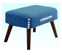 Housses de Tabourets de Bar de Pouf Élastique Housse Ottomane Couverture Tabouret Protection Repose-Pieds pour Chambre Rond Carré Rectangulaire Jacquard Lavable 3-13cm Hauteur Sur Mesure(L,30 x 40 cm)