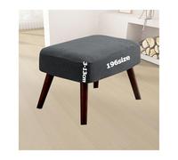 Housses de Tabourets de Bar de Pouf Élastique Housse Ottomane Couverture Tabouret Protection Repose-Pieds pour Chambre Rond Carré Rectangulaire Jacquard Lavable 3-13cm Hauteur Sur Mesure(2010,50 x 55