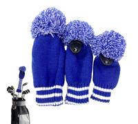 Housses de Tête de Club de Golf - Housses Driver Et Bois | 3 Pièces Protections Precision Tissage Sport Accessoires Débutants Parcours