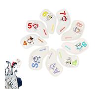 Housses de tête de Golf,9 Pièces Motif Lapin de Pâques Style Constellation | Housse de Driver,pour Hommes Femmes Petite Amie Mère Père Grand-père Passionnés de