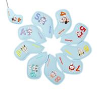 Housses de tête de Golf - 9 Pièces Motif Lapin de Pâques Style Constellation - Set de Housses de Club étanches,pour Hommes Femmes Père Grand-Père Amateurs de Golf Golf en Extérieur Pâques