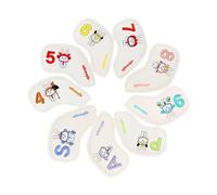 Housses de tête de Golf,9 Pièces Motif Lapin de Pâques Style Constellation | Set de Housses de Club étanches - pour Hommes Femmes Père Grand-Père Amateurs de Golf Golf en Extérieur Pâques