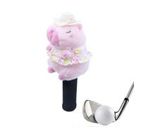 Housses De Tête De Golf - Design en Peluche Animale avec Coussin,Housses Numérotées 3 Et 5 pour Golf | Accessoire De pour Hommes Femmes Sport Cadeau Vacancies Temps De Départ