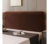 Housses de tête de lit pour lit king size, double et simple, housse de tête de lit en velours doux extensible, housse de protection pour tête de lit rembourrée/bois/cuir. Longueur de la tête de lit