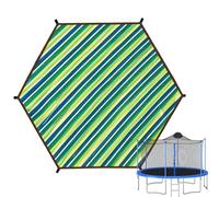 Housses de trampoline - Coupe-vent et résistant aux déchirures - Divertissement de groupe antidérapant pour sauter, rebondir, aire de jeux
