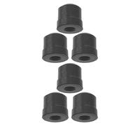 housses de trombone en caoutchouc, lot de 6, couvre embouchure de trombone noirs, protection du, installation facile, accessoires pour, pour instrument à vent