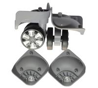 Housses de Valise, Roues à Bagages, 1 Paire A78 Valise de Voyage pièces de Rechange for Bagages Roue pivotante à 360 degrés Accessoires de réparation Roue de Chariot(Light Grey)