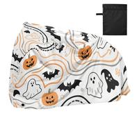 Housses de vélo imperméables avec trous de verrouillage pour Halloween, citrouille, anti-poussière, pluie, neige, UV, convient à la plupart des para bicicleta imperméables