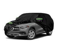 Housses de Voiture imperméables de Rechange pour Mercedes Benz GLA 2014-2022, 6 Couches avec Porte à Fermeture éclair et Bandes Coupe-Vent pour la Neige, la Pluie, la poussière, la grêle (GLA)