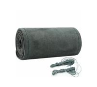 Housses de Volant de Voiture de Course de Sport à Coudre à la Main Housses de Volant en Cuir suédé à Faire soi-même universelles Couvre Volant Voiture(CA248-GN)