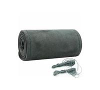 Housses de Volant de Voiture de Course de Sport à Coudre à la Main Housses de Volant en Cuir suédé à Faire soi-même universelles Couvre Volant Voiture(CA248-GN)