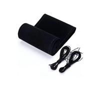 Housses de Volant de Voiture de Course de Sport à Coudre à la Main Housses de Volant en Cuir suédé à Faire soi-même universelles Couvre Volant Voiture(CA248-BBK)