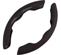 Housses de Volant de Voiture pour Kia EV6 EV6 GT EV6 GT Line Joice K5 EX K5 GT K5 GTLine, Protection de Volant segmentée en Daim, Antidérapante Housses de Volant,Black/A