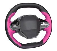 Housses De Volant Pour Peugeot Pour E-208 2020 Pour 508 208 2019 2020 3008 4008 5008 2016-2019 Couvre Volant Voiture(Type B)