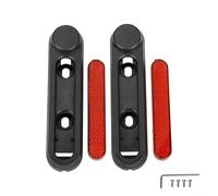 Housses décoratives pour scooter Ninebot F2/F2Plus/F2Pro E avec bandes réfléchissantes et accessoires d'installation essentiels (rouge)