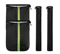 Housses d'essuie-glace pour l'hiver, housse d'essuie-glace pour la glace et la neige | 4 housses de verre à neige et housses d'essuie-glace - Ensemble complet de protection contre la poussière d'eau e