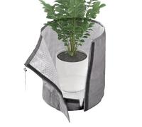 Housses d'hiver pour en Pot, Housses de Protection Contre Le Gel pour en Pot, Coupe-Vent avec Cordon de Serrage, Sacs de Protection pour Pots de Fleurs, lingettes de Gel pour