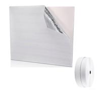 Housses d'isolation pour grille d'aération de grenier, couverture de ventilation en film d'aluminium, couverture d'isolation de plafond, efficacité énergétique, rétention de la chaleur (127 cm x 129