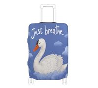Housses élastiques lavables pour valises, accessoires de voyage, convient aux bagages de 45,7 à 81,3 cm, swan just breathe, S 18-20 in