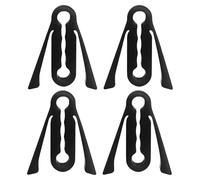 Housses en silicone pour porte de voiture - 4 x 3 cm | 4 coussinets d'absorption des chocs, housses de protection contre le bruit | Accessoires de de porte de voiture pour SUV, camion