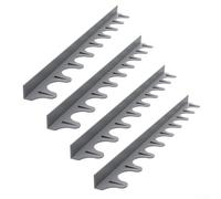 Housses en silicone résistantes à la chaleur pour espaces de poêle, bandes de 53,3 cm pour un entretien de cuisine sans effort (gris)