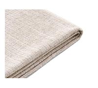 Housses en velours texturé pour canapé Calgary d'angle 3 places + 1 pouf - Beige