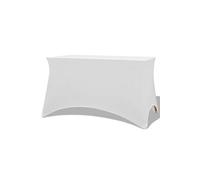 Housses extensibles pour table 2 pièces 183 x 76 x 74 cm Blanc