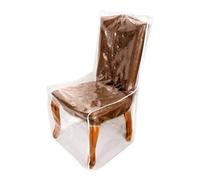 Housses Imperméables pour Chaises de Salle à Manger,101 x 56 cm Protecteur De Siège Pliable - Housses Transparentes pour Chaises à Dos Haut,pour Griffes d'animaux, Poussière, Taches, Siège, Meuble de