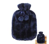 Housses isothermes pour bouillotte - Housse en fausse peluche douce de 2 litres - Couverture souple pour les chaudes et froides pendant 6 à 8 heures pour garder au chaud et les douleurs
