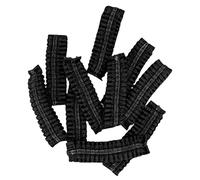Housses Jetables pour Coussinets d'oreille, 100 Pièces Housses (Black)