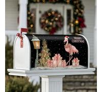 Housses magnétiques de boîte aux lettres avec oiseaux tropicaux, cadeaux festifs et fantaisistes pour boîte aux lettres de Noël, pêche, décoration extérieure, jardin, cour, 53,3 x 64,9 cm