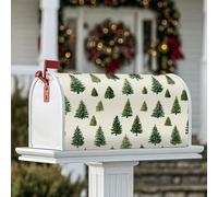 Housses magnétiques de boîte aux lettres en forme de sapins - Pour décoration de jardin, cour, 53,3 x 64,9 cm