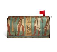 Housses magnétiques de boîte aux lettres Women in Ancient Egypt - Taille standard - 53,3 x 45,7 cm - Pour boîte aux lettres saisonnière - Étanche - Pour jardin, cour, décorations extérieures