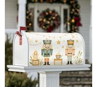 Housses magnétiques pour boîte aux lettres de Noël, motif ange festif, Noël, décoration de jardin, cour, 45,7 x 53,3 cm