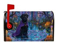 Housses magnétiques pour boîte aux lettres motif chien, citrouille magique et fantaisie, pour Halloween, décoration de jardin, cour, 45,7 x 53,3 cm