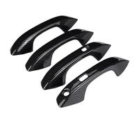 Housses Poignée Porte Compatible Avec Cupra Pour Born 2021-2023 Couvercle Poignée Porte Extérieure En Fibre Carbone Accessoires Style Extérieur Voiture Film Protection Autocollants Garniture