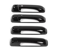 Housses Poignée Porte Compatible Avec Dodge Pour Ram 1500 2010 2011 2012 2013 2014 2015 2016 2017 Ensemble Garniture Poignée Porte Avant Arrière Gauche Droite