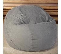 Housses Pouf en Velours sans Remplissage Épaissi Doux Lavable Couleur Unie Fermeture Glissière Extensible Style Moderne Salon Patio Chambre Bureau Adolescents Adulte,F,120 * 65cm