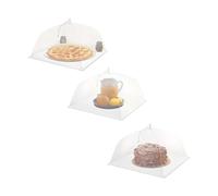 Housses pour aliments, Couverture Mesh 3pcs Pop-up Pliable Haute Densité Plusieurs Tailles