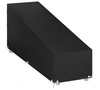 vidaXL Housse de Chaise Longue 12 œillets 205x75x40 cm polyéthylène, Housse de mobilier de Jardin, Housse de mobilier d'extérieur, Housse de Protection pour Meuble