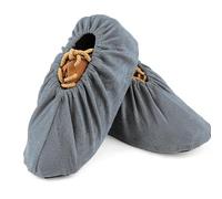 Housses pour chaussures | Protecteur antidérapant | Housses pour bottes en tissu | Pour maison, lieu de travail, hôpital, salle de gym, laboratoire, salle de serveurs, musée, gris, Consulte la